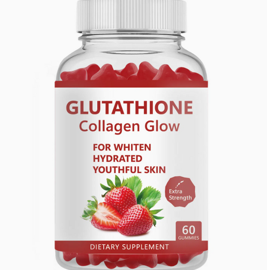 Glutathione collagen glow -Gummies éclaircissantes