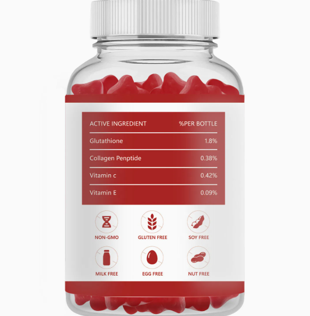 Glutathione collagen glow -Gummies éclaircissantes