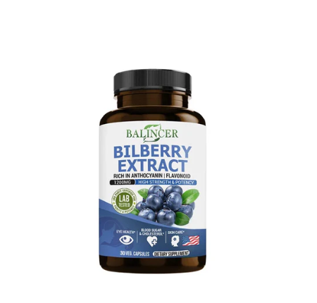Bilberry extracty supplément