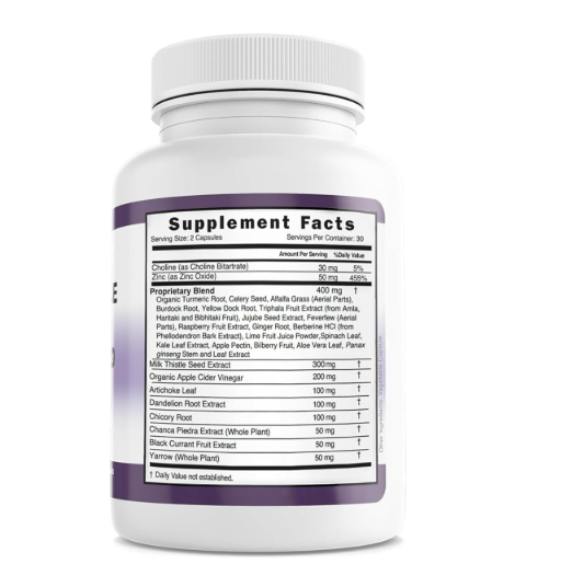 liver detox cleanse Les capsules de désintoxication