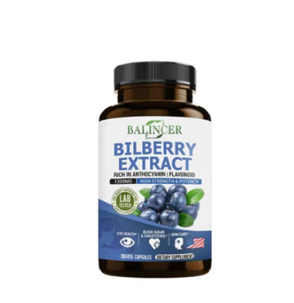 Bilberry extracty supplément