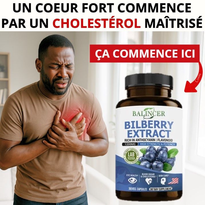 Bilberry extracty supplément