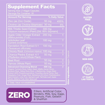 liver detox cleanse Les capsules de désintoxication