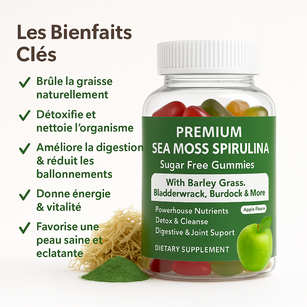 Premium sea moss spirulina-Gummies