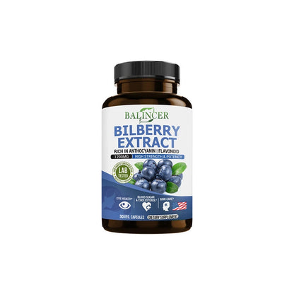 Bilberry extracty supplément