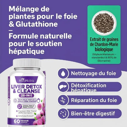 liver detox cleanse Les capsules de désintoxication